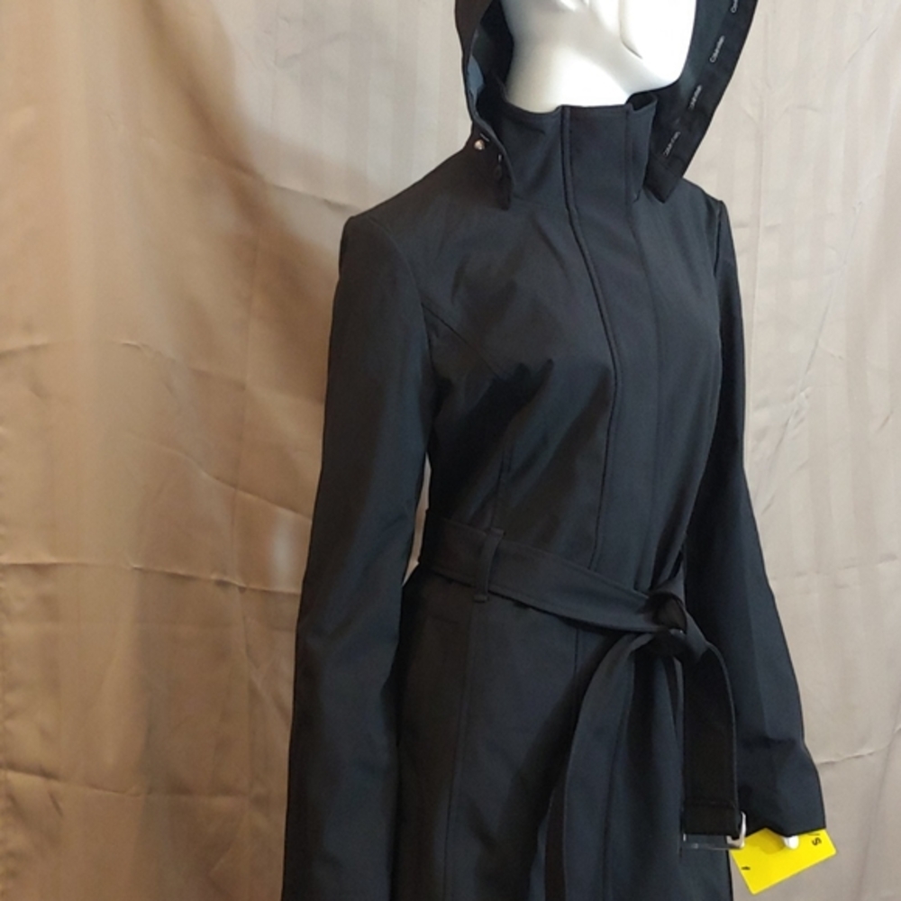 NWT CALVIN KLEIN WOMEN'S COAT WITH HOODIE US SMALL